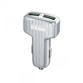 Ładowarki i akumulatory - ZENDURE ZENDURE Ładowarka samochodowa 2xUSB QC 3.0 srebrna - miniaturka - grafika 1