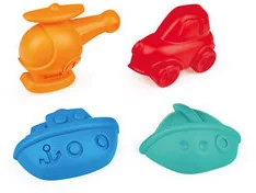 Hape foremki do piasku Pojazdy, zestaw - Zabawki do piasku - miniaturka - grafika 2