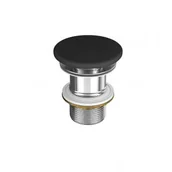 Korki do umywalek - Cersanit K11-2362 CERAMICZNY KOREK DO UMYWALEK BEZ PRZELEWU ANTRACYT MAT - miniaturka - grafika 1