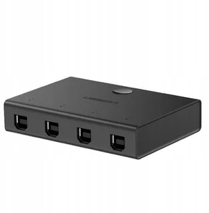 UGREEN Ugreen 2 In 1 Out przełącznik z 2 portami USB 2.0, do drukarki i skanera, czarny - Huby USB - miniaturka - grafika 4