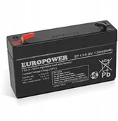 Akcesoria do alarmów - Europower Akumulator Agm Alarm 1.2Ah 6V EP1.2-6 - miniaturka - grafika 1