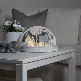 KonstSmide CHRISTMAS Sylwetka LED domki i renifery na baterie - Oświetlenie świąteczne - miniaturka - grafika 2