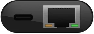 Belkin Adapter USB-C / Ethernet z ładowaniem INC001btBK - Adaptery i przejściówki - miniaturka - grafika 3