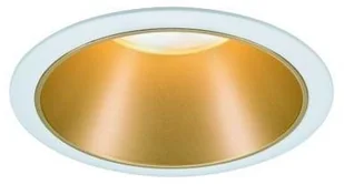Paulmann Oprawa wbudowana Cole Coin 3-st ścimnianie LED 3x6,5W 2700K 230V Biały/Złoty-Mat Tworzywo sztuczne PL93406) PL93406 - Lampy sufitowe - miniaturka - grafika 2