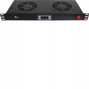 Panel 2 wentylatorów z termostatem Rack 1U - Pozostałe akcesoria sieciowe - miniaturka - grafika 2