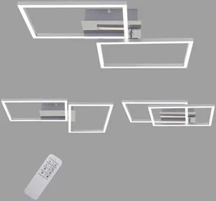 Briloner Lampa sufitowa LED 3149- 018 dwa kwadraty - Lampy sufitowe - miniaturka - grafika 2