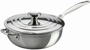 Le Creuset Patelnia Sauté 3-Ply Plus silber - Patelnie - miniaturka - grafika 5