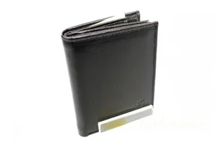 Sara Portfel Męski Skórzany (PL) Skóra Licowa Duży Pionowy Bez Zapięcia Dwa Skrzydełka Kieszeń I Suwak Na Bilon SAR_P31 - Portfele - miniaturka - grafika 2