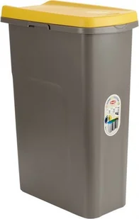 FENIKS Stefanplast 40 litrów 45 x 27 x 61 cm żółty/szary twm_1005743 - Kosze na śmieci FENIKS Stefanplast 40 litrów 45 x 27 x 61 cm żółty/szary twm_1005743 - Kosze na śmieci - miniaturka - grafika 1