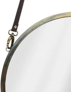 CM Home Styling Collection Lusterko kosmetyczne wiszące dekoracyjne okrągłe 42 A98004220 - Lusterka do makijażu - miniaturka - grafika 4