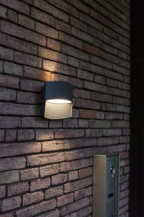 ECO-Light Antracytowy kinkiet zewnętrzny LED Lotus - Lampy ogrodowe - miniaturka - grafika 3