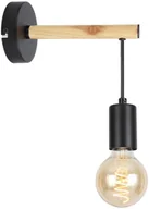 Lampy ścienne - Candellux IZZY LAMPA KINKIET 1X60W E27 CZARNY 21-75406 - miniaturka - grafika 1