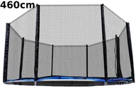 Akcesoria do trampolin - Spartan Sport Siatka zewnętrzna do trampoliny 460 cm 15ft 10 słupków 1293 - miniaturka - grafika 1