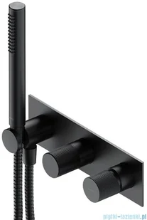 Omnires Contour system prysznicowy podtynkowy antracyt SYSCT10AT | - Baterie wannowe i prysznicowe - miniaturka - grafika 3