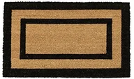 Wycieraczki - Relaxdays podłużna wycieraczka z włókien kokosa i PVC, na balkon, korytarz, werandę i taras, z gumowym spodem zapobiegającym ślizganiu 10020172_126 - miniaturka - grafika 1