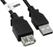Kable USB - mumbi mumbi 08239 USB 2.0 przedłużacz (wtyczka USB A do złącza USB A), 1,00 m USB Verlängerung - miniaturka - grafika 1