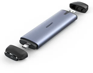 Ugreen Ugreen kieszeń na dysk SSD M.2 obudowa dysku USB Typ C 3.2 Gen 1 (SuperSpeed USB 5 Gbps) B key szary (CM298 70533) CM298 70533 - Adaptery i przejściówki - miniaturka - grafika 4