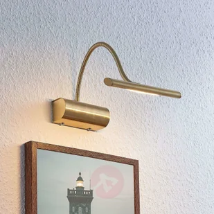 LINDBY Oświetlenie obrazów LED Rakel, mosiądz matowy - Lampy ścienne - miniaturka - grafika 3