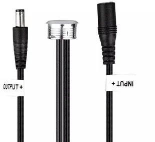 V-TAC Włącznik Ściemniacz Taśm LED Dotykowy z przewodem 12V/60W 5A VT-2411 - Akcesoria do oświetlenia - miniaturka - grafika 2