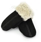 Rękawiczki dla dzieci - TMC Naturalleather Ciepłe rękawiczki skórzane z jednym palcem dziecięce - miniaturka - grafika 1