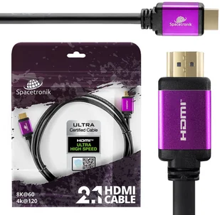 Spacetronik Certyfikowany Kabel HDMI 2.1 SH-SPR 3m DMTKH21SRP030 - Kable - miniaturka - grafika 7