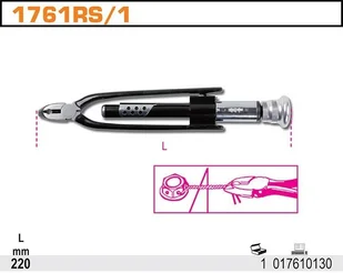 Beta SZCZYPCE DO SKRĘCANIA DRUTU, DWUKIERUNK. 1761RS/1 - Kombinerki i obcęgi - miniaturka - grafika 2