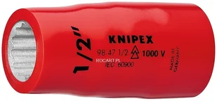 Knipex nasadka sześciokątna 9/16 z gniazdem czworokątnym 1/2 98479/16 (9847 9 16) - Klucze i nasadki - miniaturka - grafika 2