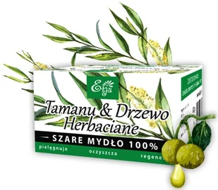 ETJA ETJA Mydło naturalne potasowe Tamanu & Drzewo Herbaciane 80g 71ETJMYDTA - Mydła ETJA ETJA Mydło naturalne potasowe Tamanu & Drzewo Herbaciane 80g 71ETJMYDTA - Mydła - miniaturka - grafika 2