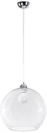 Lampy sufitowe - Keter lighting Nowoczesna lampa wisząca KEN 150 transparentny śr. 30cm KL150 - miniaturka - grafika 1