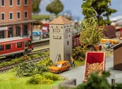Kolejki i akcesoria - Faller Stacja transformatorowa 120261 - miniaturka - grafika 1