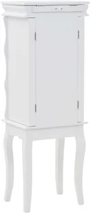 vidaXL vidaXL Stojąca szafka na biżuterię, biała - Szafki do salonu - miniaturka - grafika 5