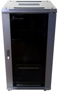 ExtraLink Stojąca 19" 27U 600x600mm czarna - Szafy rack - miniaturka - grafika 2