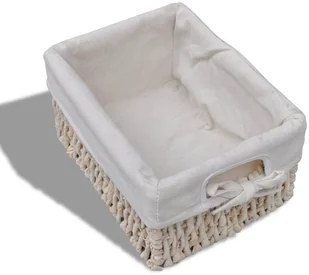 vidaXL Drewniana komoda z 3 koszykami (Biała) - Komody - miniaturka - grafika 4