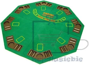 Garthen Blat do pokera ośmiokąt składany - Zestawy do pokera - miniaturka - grafika 2