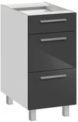 Szafki kuchenne - Szafka kuchenna stojąca Salma 40 cm kolor grafitowy - miniaturka - grafika 1