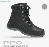 Obuwie robocze - PPO Strzelce Opolskie TRZEWIKI BEZPIECZNE Z PODNOSKIEM KOMPOZYTOWYM I NIEMETALOWĄ WKŁADKĄ ANTYPRZEBICIOWĄ MODEL 0158, PN-EN ISO 20345, S3, CI, SRC; (47) - miniaturka - grafika 1