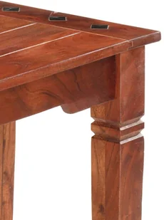 vidaXL vidaXL Ławka, 110 cm, lite drewno akacjowe - Ławki do przedpokoju - miniaturka - grafika 5