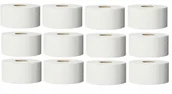 Papier toaletowy - Jumbo Papier Toaletowy Biały 100mb 2W 12 Sztuk - miniaturka - grafika 1