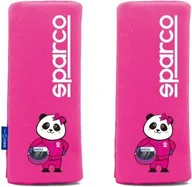 Akcesoria do fotelików - Sparco Spraco nakładki na Pas Panada mini Różowe - miniaturka - grafika 1