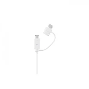 Samsung Combo Cable USB-C & micro USB biały (EP-DG930DWEGWW) - Kable komputerowe i do monitorów - miniaturka - grafika 3