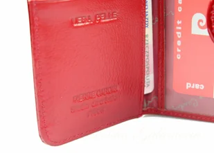 Pierre Cardin Portfel Damski Skóra Naturalna Z Suwakiem Piórnik 13 cm Lakierowany - Portfele - miniaturka - grafika 14