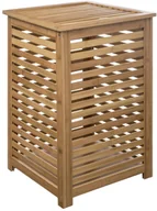 Kosze na bieliznę - 5five Simple Smart Kosz na bieliznę Sicela łazienkowy z bambusa w naturalnym brązowym kolorze marki Five B07JPJRKZ5 - miniaturka - grafika 1