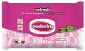 Szampony i odżywki dla psów - Inodorina Inodorina Chusteczki Aloe Vera - zapach aloesu 40szt - miniaturka - grafika 1