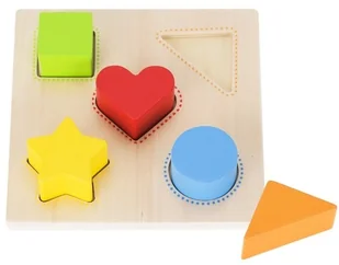 Goki Układanka z klockami w kształcie figur (58516) - Łamigłówki - miniaturka - grafika 2