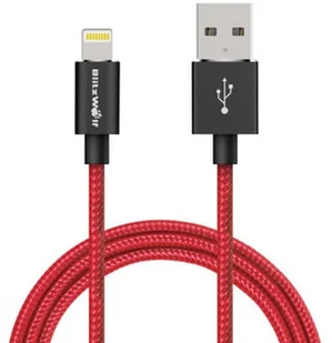 BlitzWolf Kabel USB Lightning BlitzWolf BW-MF5 1m (czarny) BW-MF5 - Kable USB - miniaturka - grafika 2