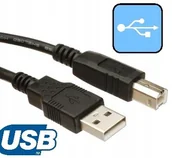 Kable komputerowe i do monitorów - Kabel Usb A-b Do Skanera Drukarki Monitora 1,8M !! - miniaturka - grafika 1