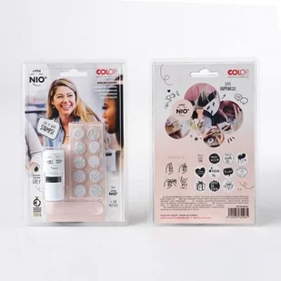 Colop Pieczątka LITTLE NIO - CRAFT 8 wzorów tusz grafitowy /154847/ / NIL011/ CL657-NIL11 - Pieczątki - miniaturka - grafika 2