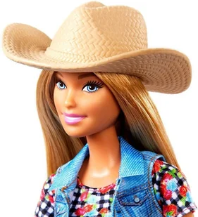 Mattel Barbie Auto Samochód Dla Lalki Pickup i Lalka Farmerka GFF52 A3b^ - Akcesoria dla lalek - miniaturka - grafika 4