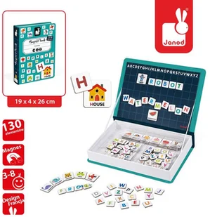 Janod Magnetyczna układanka Alfabet Magnetibook kolekcja 2018, - Klocki - miniaturka - grafika 2