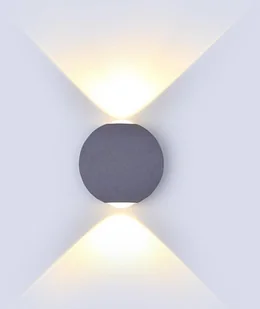 v-tac Kinkiet Ścienny V-TAC 6W LED Szary Okrągły IP65 VT-836 4000K 660lm - Lampy ścienne - miniaturka - grafika 11